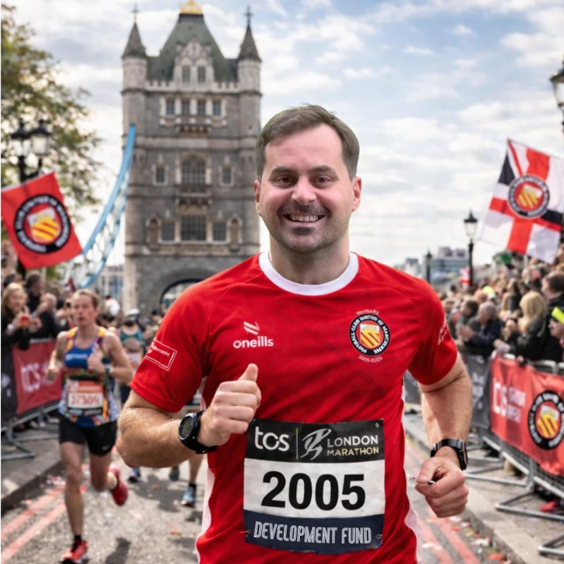 Nadim does the London Marathon for the Development Fund