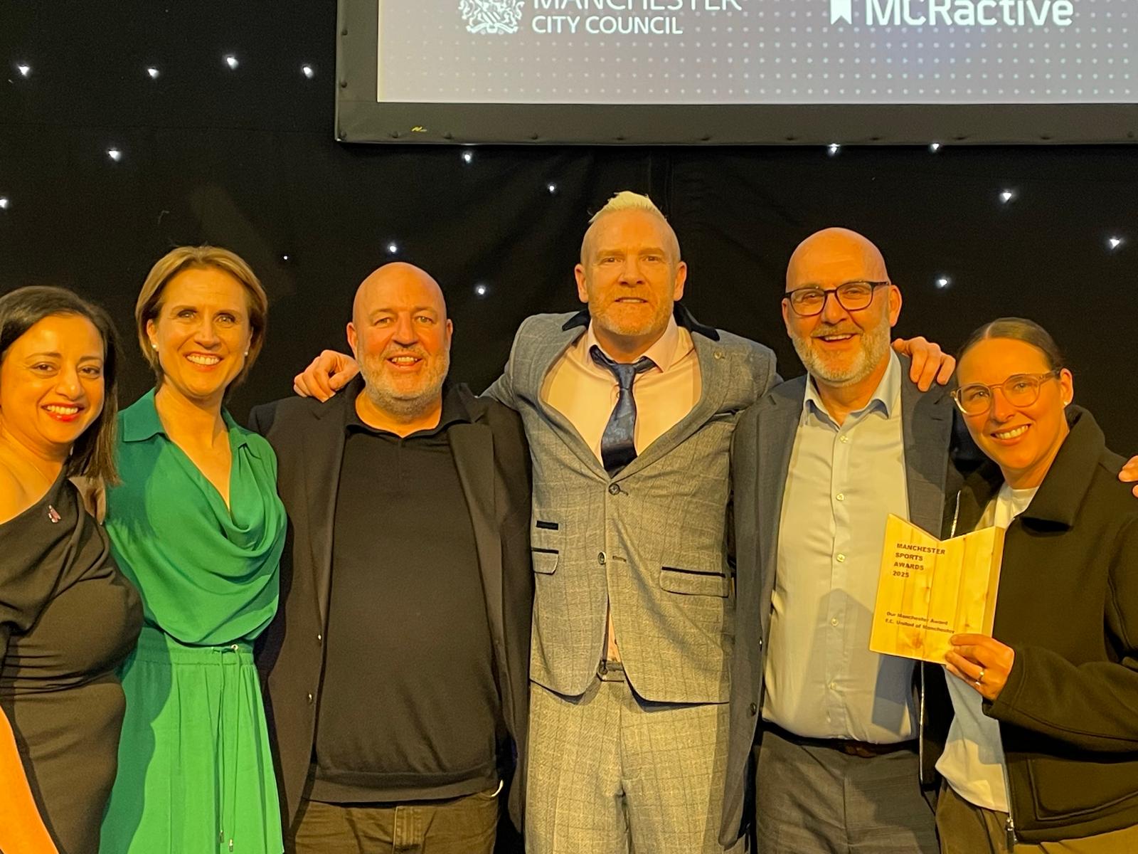 FC United of Manchester Wins “Our Manchester” Award at 2025 Manchester Sports Awards