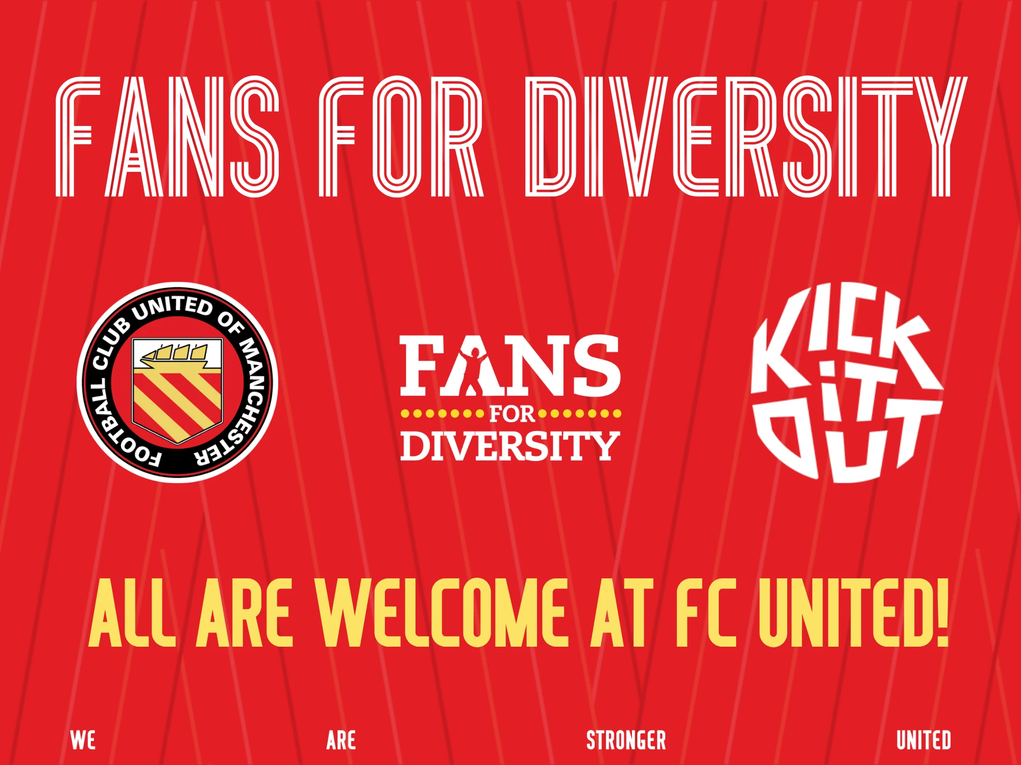 Fans for Diversity Day Returns to Broadhurst Park for FCUM v Lancaster City
