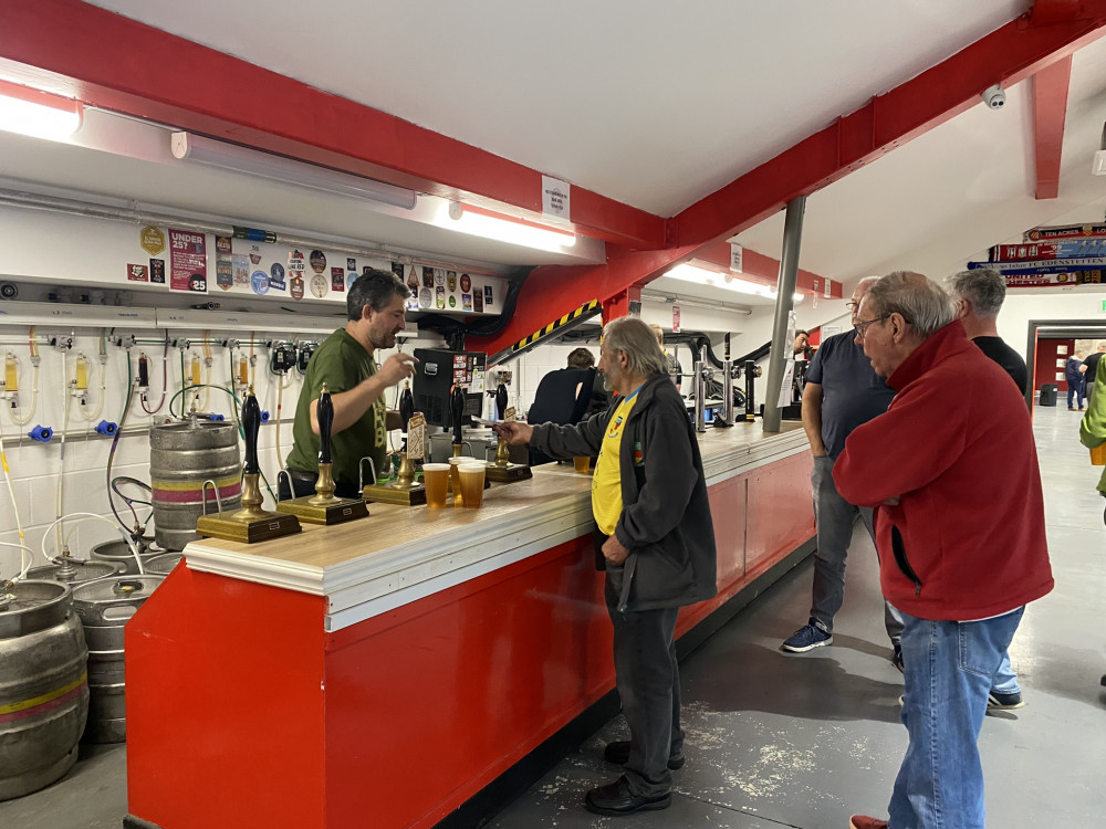 SMRE Bar serving cask ale