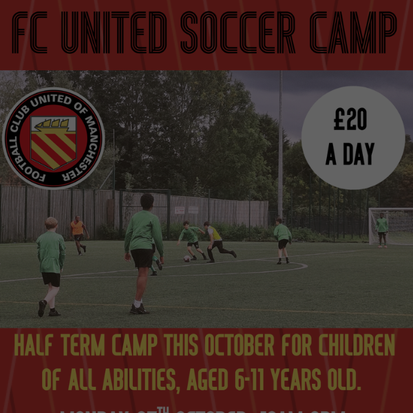 Half Term football camp (October)