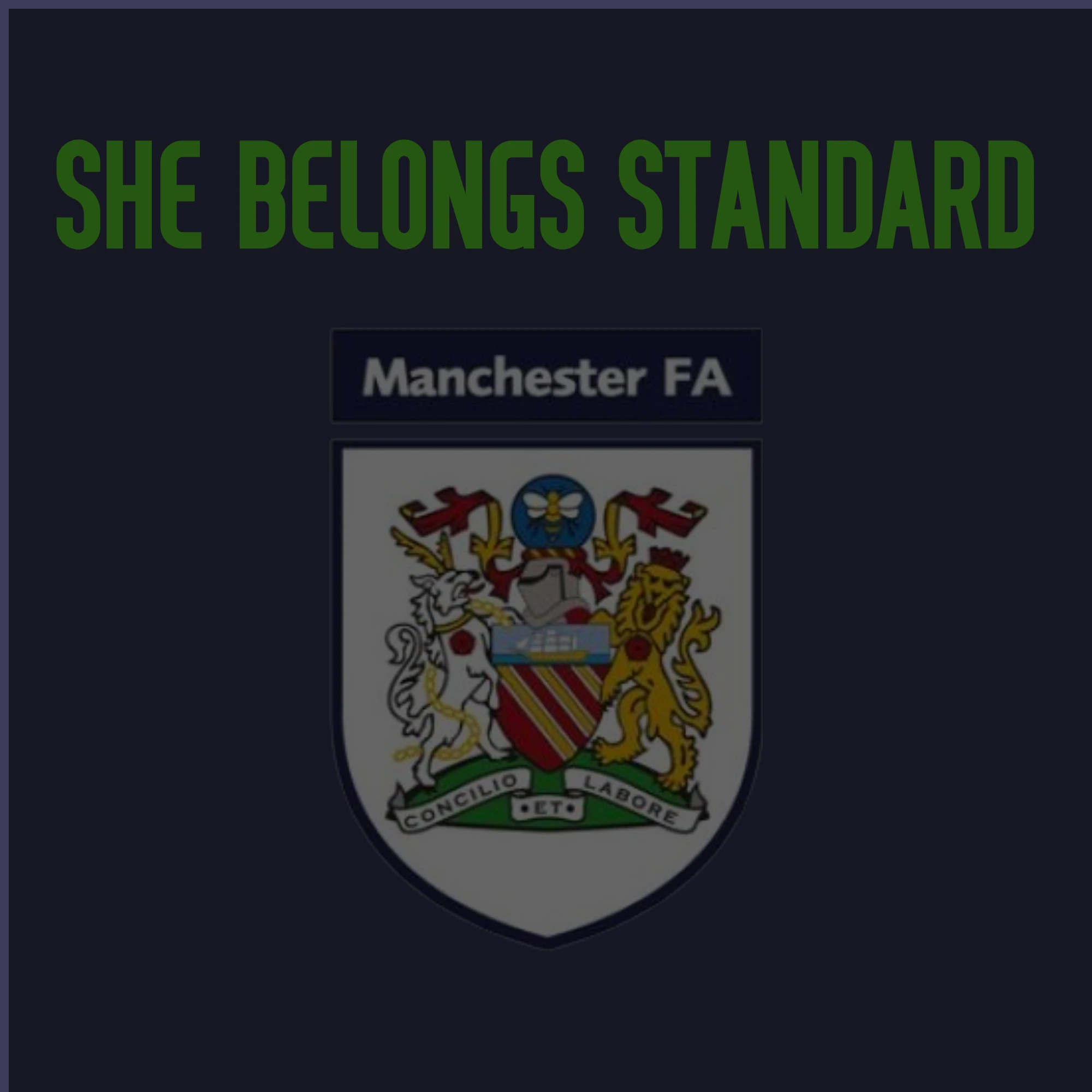 Manchester FA She Belongs Standard