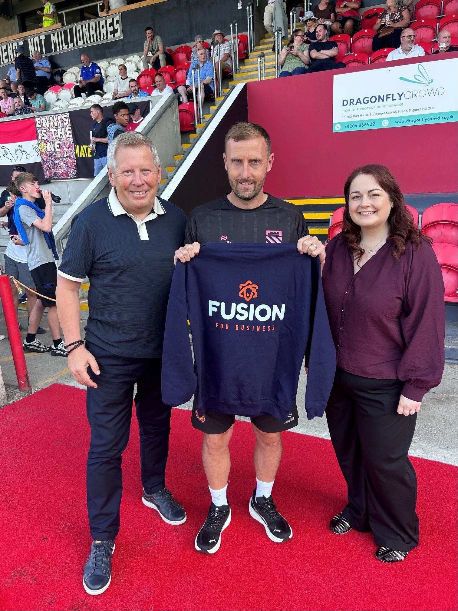 Celebrating Three Years of Partnership: Fusion For Business & FC United of Manchester